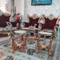 مبلمان ۶نفره استیل|مبلمان خانگی و میز عسلی|کرج, حسن آباد|دیوار