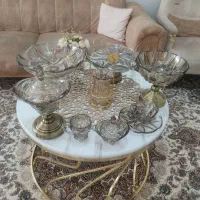 سرویس پایه فلزی شامپانی بوگاتی شیک|ظروف سرو و پذیرایی|همدان, |دیوار