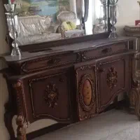 کنسول آینه و شمعدان در حد خیلی نو