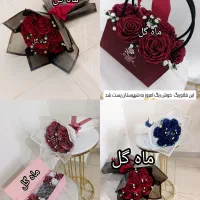 گل جاودان  ،ولنتاین ، هدیه ، روبانی ، دسته گل