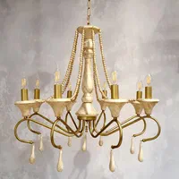 لوستر رستیک 8 شاخه رنگ پتینه|لوستر و چراغ آویز|مشهد, شهرک رازی (شهرک غرب)|دیوار