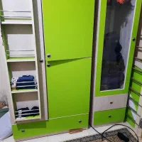 تخت و کمد ویترین کودک و پیشخوان