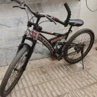 دوچرخه 26 دیسکی کمک دار دنده ای|دوچرخه، اسکیت، اسکوتر|قزوین, |دیوار