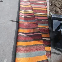 گلیم قدیمی  عشایری تمام پشم|گلیم، جاجیم، گبه|تبریز, |دیوار