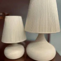 پخش کننده اباژور رومیزی مدل مدرن کلاهک نخی|چراغ خواب و آباژور|قرچک, مهدیه|دیوار