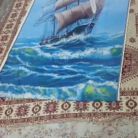 رو تختی و پرده پانچ ست