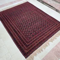 فرش دستباف ۶ متری نو بافت ترکمن تمام پشم