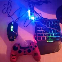 موس و کیبورد گیمینگ و کاور دسته ps4