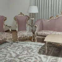 مبل نفت نفره ومیزغذای خوری۸نفره|مبلمان خانگی و میز عسلی|نسیمشهر, |دیوار