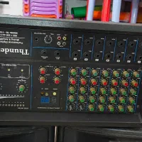 یکدستگاه آمپلیفایر حرفهای + ۴ عدد باند ۲۰۰ وات|صوتی و تصویری|میناب, |دیوار