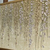تابلو نقاشی ریشه گل|تابلو، نقاشی، عکس|مشهد, الهیه|دیوار