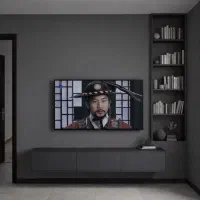 تی وی وال  اقتصادی مینیمال طرح زمرد