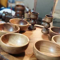 جاشمعی مینیمالی کوتاه و بلند ظروف چوبی پخش عمده