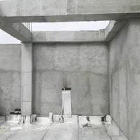 سیمان کاری سفید سیاه، دیوارچنی