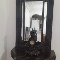 آیینه کنسول با ساعت