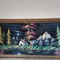 تابلو پارچه مخمل