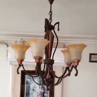 ۳ عدد لوستر سقفی|لوستر و چراغ آویز|اصفهان, ملکشهر|دیوار