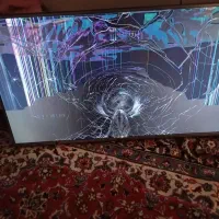 تلویزیون ضربه دیده49اینج