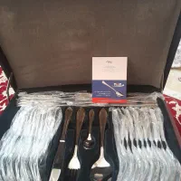 فروش سرویس قاشق و چنگال غذا خوری ۱۲ نفره آکبند