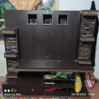 بوفه و میز تلویزیون چوبی|بوفه، ویترین، کنسول|بروجرد, |دیوار