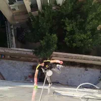 کار در ارتفاع بدون داربست (بند بازی )|خدمات پیشه و مهارت|گرگان, |دیوار