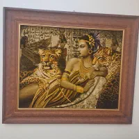 تابلو فرش دستی کلوپاترا