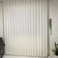 پرده حریر ساده|پرده، رانر، رومیزی|تهران, هرندی|دیوار