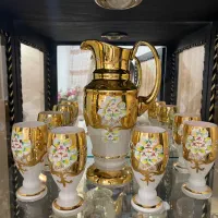 کریستال چک گل مصنوعی خارجی چینی مرغی|ظروف سرو و پذیرایی|تهران, صادقیه|دیوار