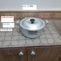 زودپز تک دسته8 لیتری وقابلمه لعابی ودوقابلمه فلز|ظروف پخت‌وپز|قزوین, |دیوار