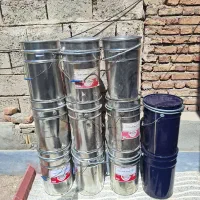 سطل فلزی بزرگ