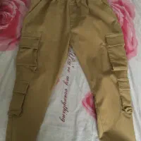 شلوار 6جیب اسلش رنگ شتری
