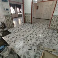 کاشی کاری سرامیک کف بدنه غرنیر نما حیاط