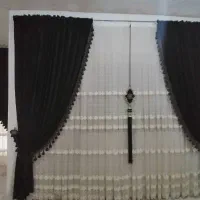 پرده پذیرایی|پرده، رانر، رومیزی|شیراز, شهرک فرهنگیان|دیوار