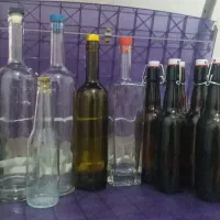 بطری شیشه ای|ظروف نگهدارنده، پلاستیکی، یک‌بارمصرف|بندرعباس, |دیوار