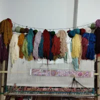 فرش نیمه کاره