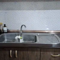 فروش کابینت.هود.گاز.بدون پوسیدگی|آب‌چکان و نظم‌دهنده ظروف|صومعه‌سرا, |دیوار