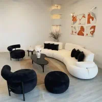 فروش مبل راحتی دنیز مدل لوبیایی تختشو/ نقد اقساط