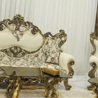 مبل سلطنتی 9 نفره در حد نو|مبلمان خانگی و میز عسلی|شیراز, عفیف‌آباد|دیوار