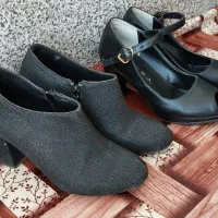 دو جفت کفش مجلسی سایز ۳۸ پاشنه ۷ سانتی