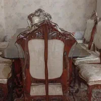 میز ناهارخوری هشت نفره چوب راش