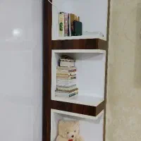 قفسه چوبی|کتابخانه، شلف، قفسههای دیواری|اهواز, شهرک شهید عباس پور|دیوار