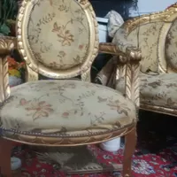 مبل چوبی شش نفره|مبلمان خانگی و میز عسلی|شوشتر, |دیوار