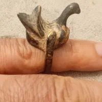 انگشتر کهنه باستانی الکتروم|کلکسیون اشیاء عتیقه|تهران, قنات‌کوثر|دیوار