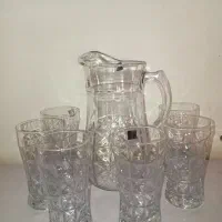 ست پارچه و لیوان مدل آکوامارین