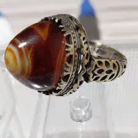 انگشتر باباقوری زیبای کله‌قندی