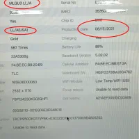 IPhone 13 pro 512 LAA / Battery 86 ریجستر شده