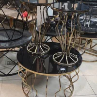 میز جلو مبلی سنگی شیشه وکیوم رزین