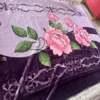 پتو دو نفره نرمینه گل برجسته|رختخواب، بالش، پتو|تهران, گلستان (شهرک راه آهن)|دیوار
