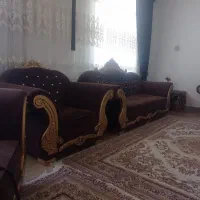 یک دست مبل هشت نفره پارچه نانو کاملا سالم|مبلمان خانگی و میز عسلی|دیواندره, |دیوار