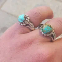 انگشتر نقره فیروزه سنگین وزن|بدلیجات|اصفهان, رزمندگان|دیوار